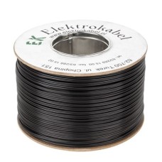 Cablu pentru difuzor, SMYp, 0,22mm, negru, 300m, L101990 Cablu pentru difuzor, SMYp, 0,22mm, negru, 300m, L101990