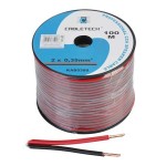 CABLU DIFUZOR CCA 2X0.35MM ROSU/NEGRU 100M - KAB0388 CABLU DIFUZOR CCA 2X0.35MM ROSU/NEGRU 100M - KAB0388