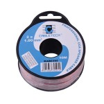 Cablu pentru difuzor, transparent, CCA, 2x1 mm2, 10m, L101965 Cablu pentru difuzor, transparent, CCA, 2x1 mm2, 10m, L101965