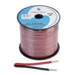 CABLU DIFUZOR CCA 2X1.50MM ROSU/NEGRU 100M - KAB0392 CABLU DIFUZOR CCA 2X1.50MM ROSU/NEGRU 100M - KAB0392