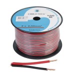 CABLU DIFUZOR CCA 2X2.50MM ROSU/NEGRU 100M - KAB0393 CABLU DIFUZOR CCA 2X2.50MM ROSU/NEGRU 100M - KAB0393
