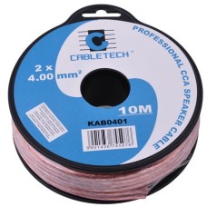 CABLU DIFUZOR CCA 2X4.0MM ROSU/NEGRU 10M - KAB0401 CABLU DIFUZOR CCA 2X4.0MM ROSU/NEGRU 10M - KAB0401
