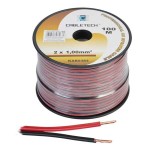CABLU DIFUZOR CUPRU 2X1.00MM ROSU/NEGRU 100M - KAB0384 CABLU DIFUZOR CUPRU 2X1.00MM ROSU/NEGRU 100M - KAB0384