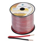 CABLU DIFUZOR CUPRU 2X1.50MM ROSU/NEGRU 100M - KAB0385 CABLU DIFUZOR CUPRU 2X1.50MM ROSU/NEGRU 100M - KAB0385