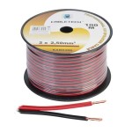 CABLU DIFUZOR CUPRU 2X2.50MM ROSU/NEGRU 100M - KAB0386 CABLU DIFUZOR CUPRU 2X2.50MM ROSU/NEGRU 100M - KAB0386