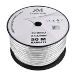CABLU DIFUZOR OFC 2X2.50MM+ECRAN KRUGER&MATZ - KAB0411 CABLU DIFUZOR OFC 2X2.50MM+ECRAN KRUGER&MATZ - KAB0411