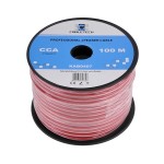 CABLU DIFUZOR SUPER FLEXIBIL CCA 2X1.00MM 100 - KAB0407 CABLU DIFUZOR SUPER FLEXIBIL CCA 2X1.00MM 100 - KAB0407