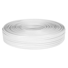 Cablu telefonic cu 2 fire, 100m, alb, L103712
