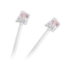 CABLU TELEFON EXTENSIE ALB 7.5M - TEL0033F-7.5