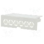 Capac borne, pentru carcase, HAMMOND - 1597DINCOV4GY Capac borne, pentru carcase, HAMMOND - 1597DINCOV4GY