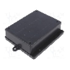 Carcasa ABS, 110mmx131mmx38mm, MASZCZYK - KM-38 BK