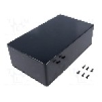 Carcasa ABS, 110mmx191mmx61mm, IP54, HAMMOND - 1591EBK