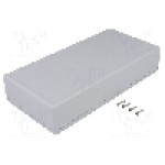 Carcasa ABS, 110mmx220mmx44mm, IP54, HAMMOND - 1599HSGY Carcasa ABS, 110mmx220mmx44mm, IP54, HAMMOND - 1599HSGY
