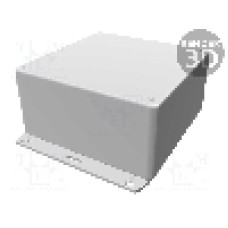 Carcasa ABS, 120mmx120mmx60mm, IP54, HAMMOND - 1591UF2SGY