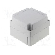Carcasa ABS, 130mmx130mmx100mm, IP66, IP67, FIBOX - ABS 125/100 HG