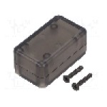 Carcasa ABS, 20mmx35mmx15mm, IP54, HAMMOND - 1551ATSK Carcasa ABS, 20mmx35mmx15mm, IP54, HAMMOND - 1551ATSK