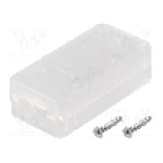 Carcasa ABS, 25mmx50mmx15.5mm, HAMMOND - 1551USB2CLR Carcasa ABS, 25mmx50mmx15.5mm, HAMMOND - 1551USB2CLR