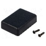 Carcasa ABS, 35mmx50mmx15mm, IP54, HAMMOND - 1551FBK Carcasa ABS, 35mmx50mmx15mm, IP54, HAMMOND - 1551FBK