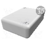 Carcasa ABS, 35mmx50mmx15mm, IP54, HAMMOND - 1551FGY