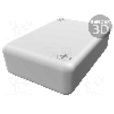 Carcasa ABS, 35mmx50mmx15mm, IP54, HAMMOND - 1551FGY