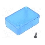 Carcasa ABS, 35mmx50mmx20mm, IP54, HAMMOND - 1551GTBU Carcasa ABS, 35mmx50mmx20mm, IP54, HAMMOND - 1551GTBU