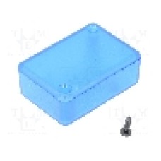 Carcasa ABS, 35mmx50mmx20mm, IP54, HAMMOND - 1551GTBU