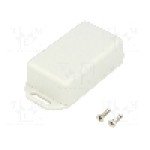 Carcasa ABS, 35mmx60mmx20mm, IP54, HAMMOND - 1551HFLGY Carcasa ABS, 35mmx60mmx20mm, IP54, HAMMOND - 1551HFLGY