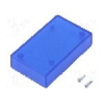 Carcasa ABS, 37mmx60mmx15mm, MASZCZYK - KM-202-TR/BL Carcasa ABS, 37mmx60mmx15mm, MASZCZYK - KM-202-TR/BL