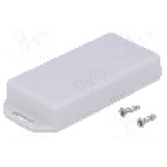 Carcasa ABS, 40mmx80mmx15mm, IP54, HAMMOND - 1551LFLGY Carcasa ABS, 40mmx80mmx15mm, IP54, HAMMOND - 1551LFLGY