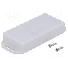 Carcasa ABS, 40mmx80mmx15mm, IP54, HAMMOND - 1551LFLGY