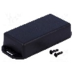 Carcasa ABS, 40mmx80mmx20mm, IP54, HAMMOND - 1551KFLBK Carcasa ABS, 40mmx80mmx20mm, IP54, HAMMOND - 1551KFLBK
