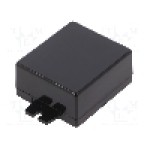 Carcasa ABS, 42mmx48mmx22mm, MASZCZYK - KM-2 BK