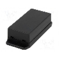 Carcasa ABS, 45.6mmx90mmx27.5mm, GAINTA - NUB904527BK