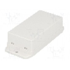 Carcasa ABS, 45.6mmx90mmx27.5mm, GAINTA - NUB904527WH