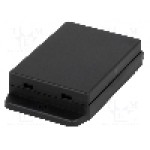 Carcasa ABS, 50.4mmx70mmx17mm, GAINTA - NUB705017BK