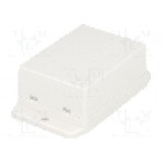 Carcasa ABS, 50.4mmx70mmx29.5mm, GAINTA - NUB705029WH