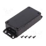 Carcasa ABS, 50mmx100mmx25mm, IP54, HAMMOND - 1591AF2BK Carcasa ABS, 50mmx100mmx25mm, IP54, HAMMOND - 1591AF2BK