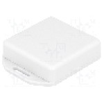 Carcasa ABS, 50mmx50mmx15mm, IP54, HAMMOND - 1551SFLGY