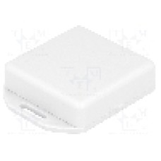 Carcasa ABS, 50mmx50mmx15mm, IP54, HAMMOND - 1551SFLGY