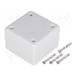 Carcasa ABS, 56mmx56mmx40mm, IP65, HAMMOND - 1594AWGY Carcasa ABS, 56mmx56mmx40mm, IP65, HAMMOND - 1594AWGY