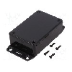 Carcasa ABS, 56mmx85mmx27mm, IP54, HAMMOND - 1591MF2SBK Carcasa ABS, 56mmx85mmx27mm, IP54, HAMMOND - 1591MF2SBK