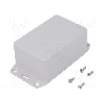 Carcasa ABS, 56mmx85mmx39mm, IP54, HAMMOND - 1591LFLGY