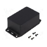 Carcasa ABS, 57mmx87mmx40mm, IP54, HAMMOND - 1591XXLFLBK