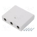 Carcasa ABS, 60mmx68mmx20mm, MASZCZYK - KM-19B/GY Carcasa ABS, 60mmx68mmx20mm, MASZCZYK - KM-19B/GY