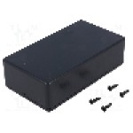 Carcasa ABS, 62mmx112mmx31mm, IP54, HAMMOND - 1591BSBK