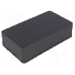Carcasa ABS, 63mmx113mmx31mm, IP54, HAMMOND - 1591XXBSBK