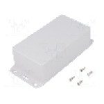 Carcasa ABS, 65mmx120mmx40mm, IP54, HAMMOND - 1591CFLGY Carcasa ABS, 65mmx120mmx40mm, IP54, HAMMOND - 1591CFLGY
