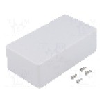 Carcasa ABS, 65mmx120mmx40mm, IP54, HAMMOND - 1591CGY Carcasa ABS, 65mmx120mmx40mm, IP54, HAMMOND - 1591CGY