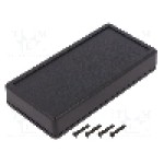 Carcasa ABS, 65mmx130mmx25mm, IP54, HAMMOND - 1599BBKBATCP