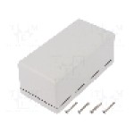 Carcasa ABS, 66mmx131mmx55mm, IP65, HAMMOND - 1594DWGY